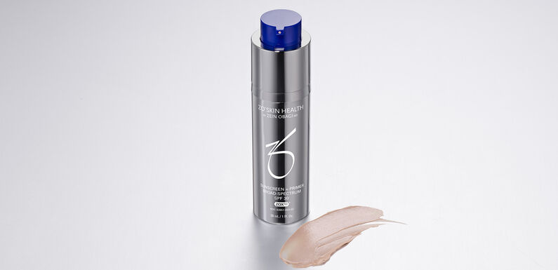 ZO skin product sunscreen + primer